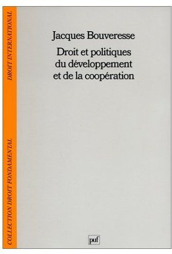 Droit et politiques du développement et de la coopération