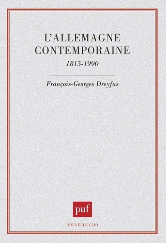 L'Allemagne contemporaine. 1815-1990