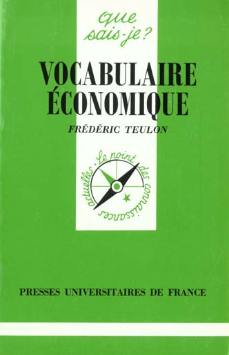 Vocabulaire économique. 3e édition