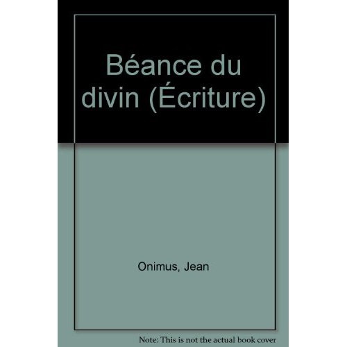 Béance du divin