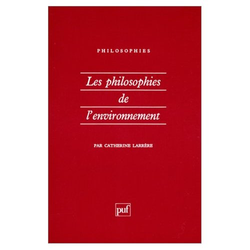 Les philosophies de l'environnement