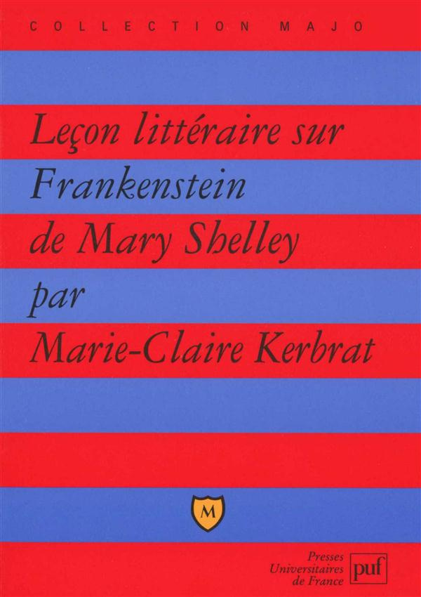 Leçon littéraire sur "Frankenstein" de Mary Shelley
