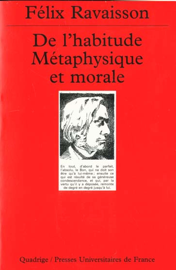 De l'habitude métaphysique et morale