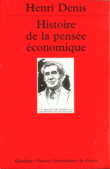 Histoire de la pensée économique