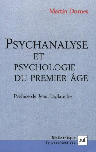 Psychanalyse et psychologie du premier âge