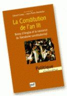 LA CONSTITUTION DE L'AN III. Boisy d'Anglas et la naissance du libéralisme constitutionnel