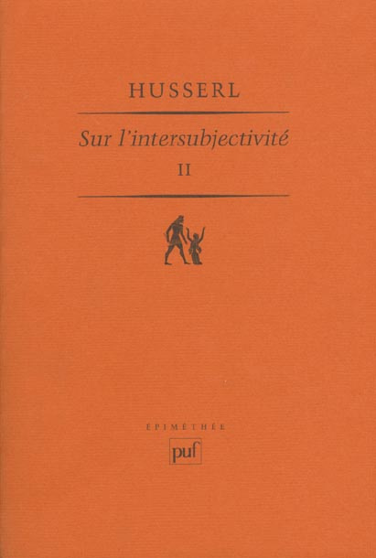 Sur l'intersubjectivité. Tome 2