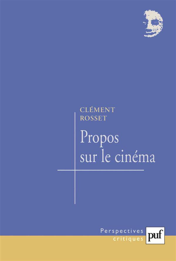 Propos sur le cinéma