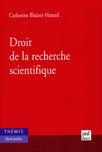 Droit de la recherche scientifique