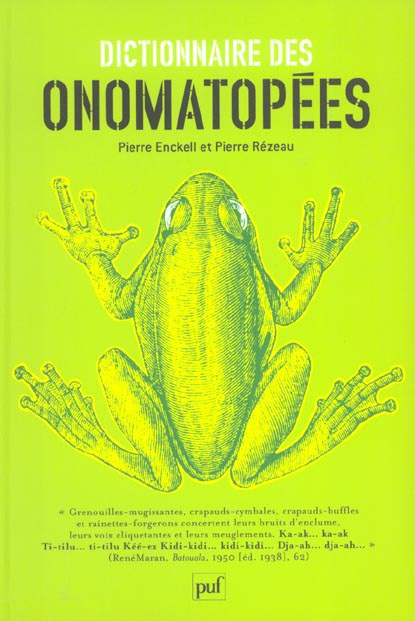 Dictionnaire des onomatopées