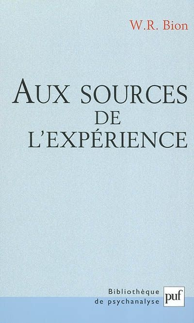Aux sources de l'expérience