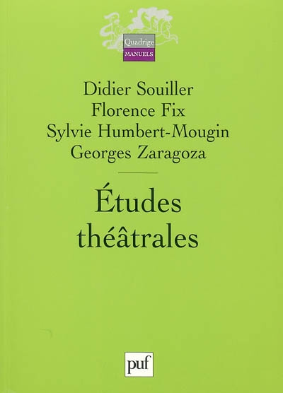 Etudes théâtrales