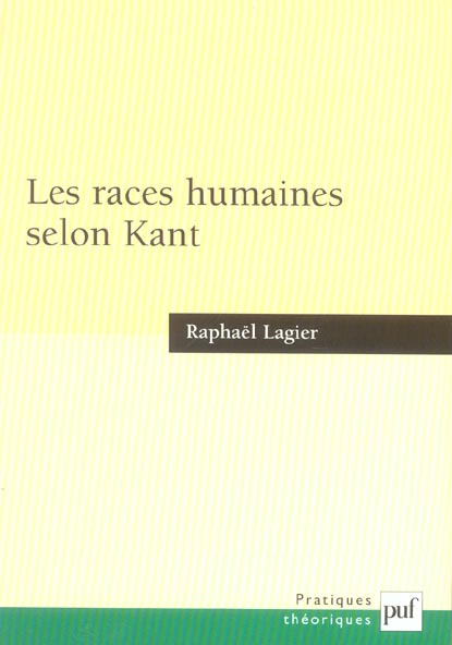 Les races humaines selon Kant