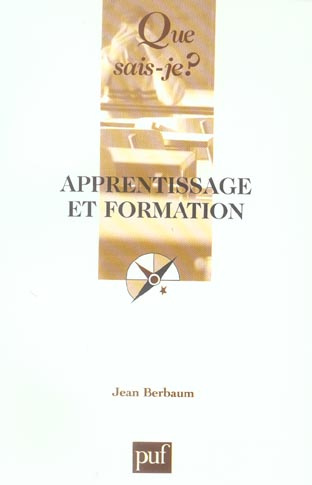 Apprentissage et formation. 6e édition