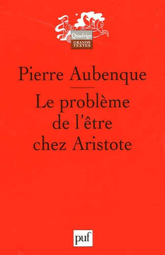 Le problème de l'être chez Aristote