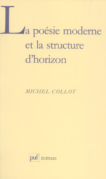 La poésie moderne et le structure d'horizon