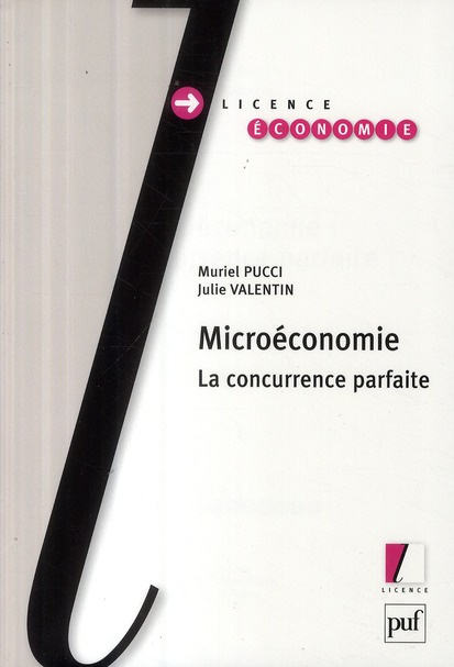 Microéconomie. La concurrence parfaite