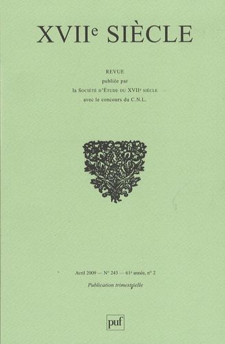 XVIIe siècle N° 243, Avril 2009