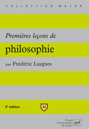 Premières leçons de philosophie. 5e édition