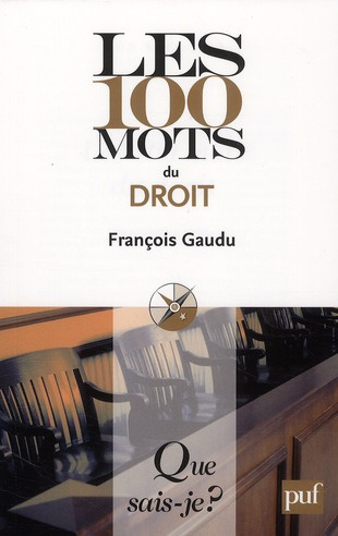 Les 100 mots du droit