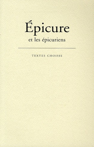 Epicure et épicuriens