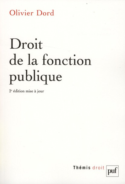 Droit de la fonction publique. 2e édition