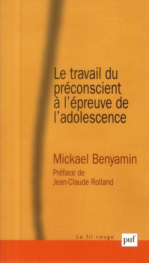 Le travail du préconscient à l'épreuve de l'adolescent. Approches psychanalytiques et psychosomatiqu