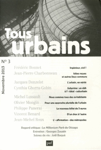 Tous urbains N° 3, Novembre 2013