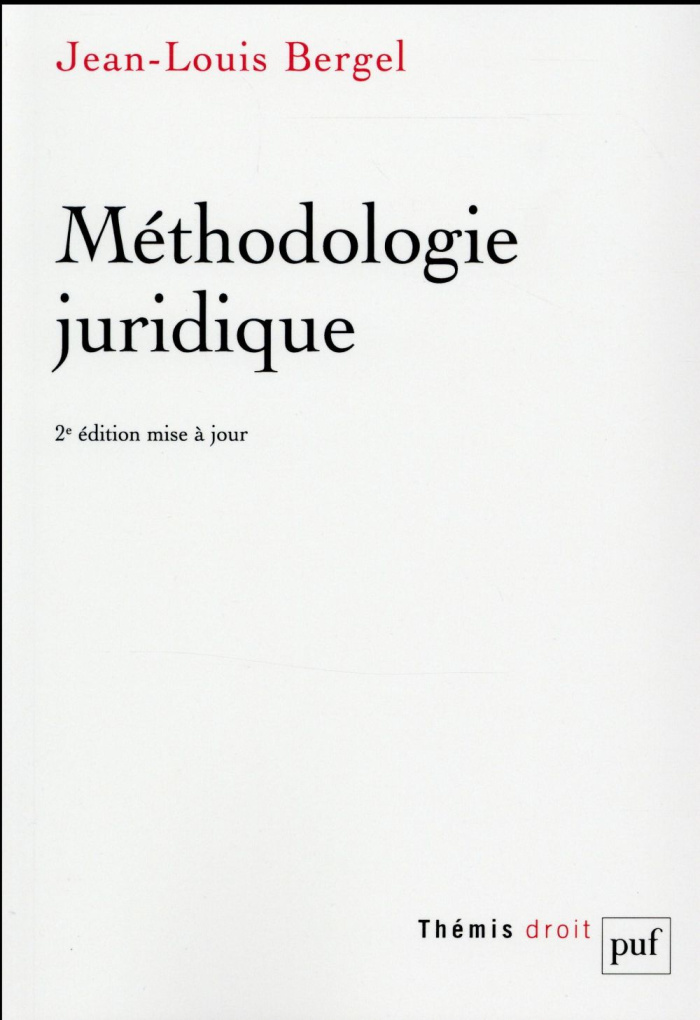 Méthodologie juridique. 2e édition