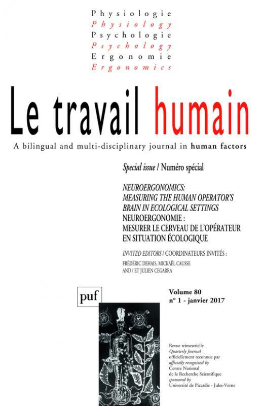 Le travail humain Volume 80 n°1 2017
