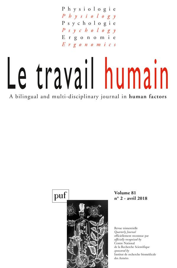 Le travail humain Volume 81 N° 2, avril 2018