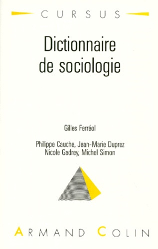 DICTIONNAIRE DE SOCIOLOGIE. 2ème édition