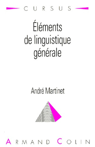 ELEMENTS DE LINGUISTIQUE GENERALE