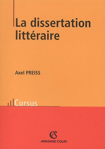 LA DISSERTATION LITTERAIRE