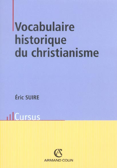 Vocabulaire historique du christianisme