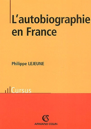 L'AUTOBIOGRAPHIE EN FRANCE