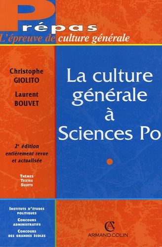 LA CULTURE GENERALE A SCIENCES PO
