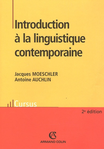 INTRODUCTION A LA LINGUISTIQUE CONTEMPORAINE