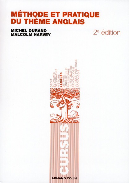 Méthode et pratique du thème anglais. 2e édition
