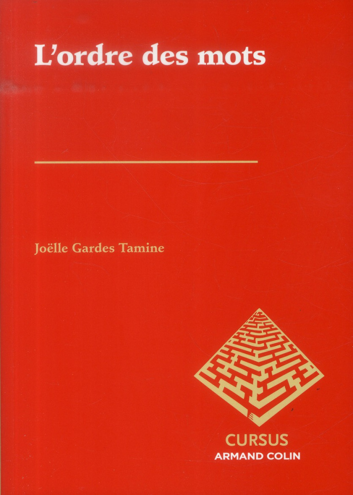 L'ordre des mots