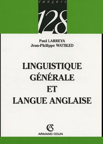 LINGUISTIQUE GENERALE ET LANGUE ANGLAISE