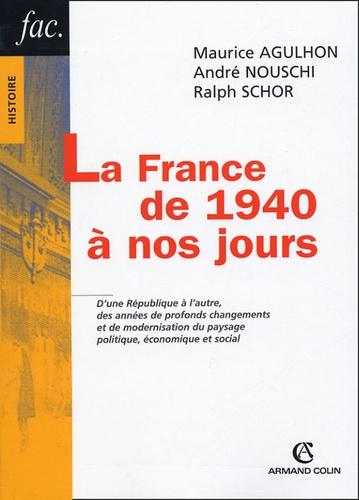 LA FRANCE DE 1940 A NOS JOURS