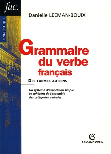 GRAMMAIRE DU VERBE FRANCAIS