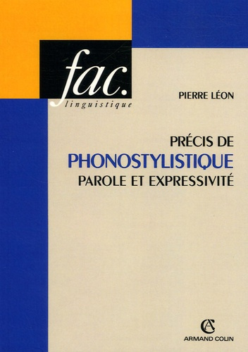 PRECIS DE PHONOSTYLISTIQUE