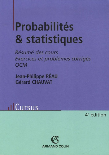 PROBABILITES & STATISTIQUES - RESUME DES COURS - EXERCICES ET PROBLEMES CORRIGES - QCM
