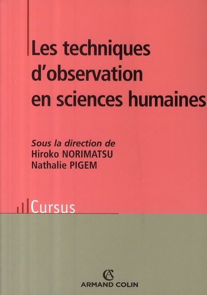 Les techniques d'observation en sciences humaines