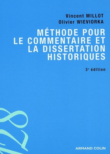 METHODE POUR LE COMMENTAIRE ET LA DISSERTATION HISTORIQUES