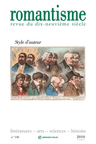 Romantisme N° 148, 2e trimestre 2010 : Style d'auteur