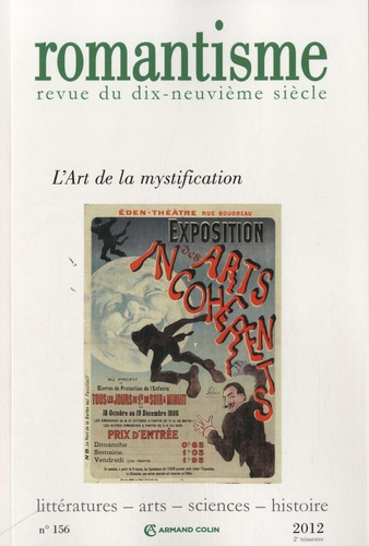 Romantisme N° 156, 2e trimestre 2012 : L'Art de la mystification