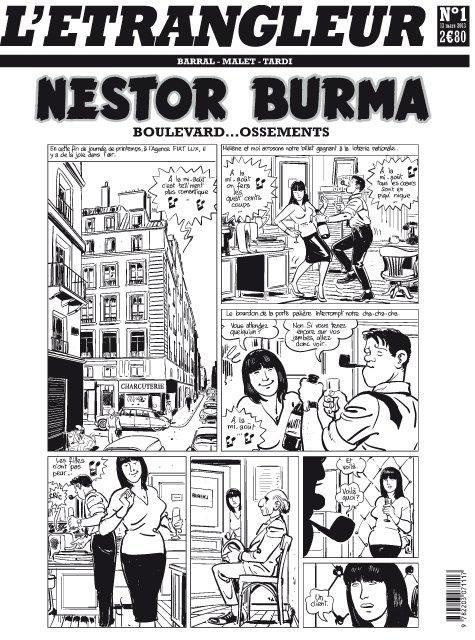 L'Etrangleur N° 1 13 Mars 2013 : Nestor Burma. Boulevard... ossements